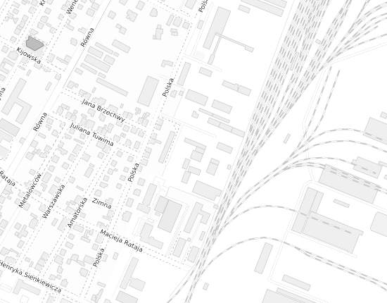Mapa z adresem organizacji