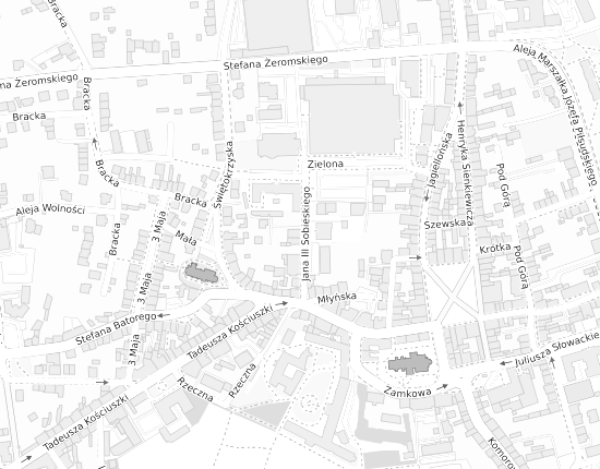 Mapa z adresem organizacji