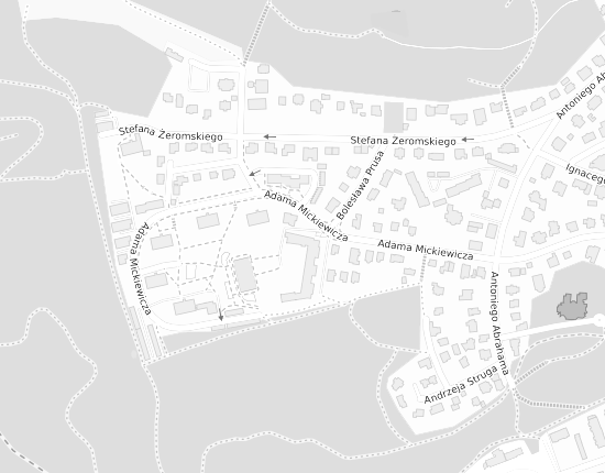 Mapa z adresem organizacji