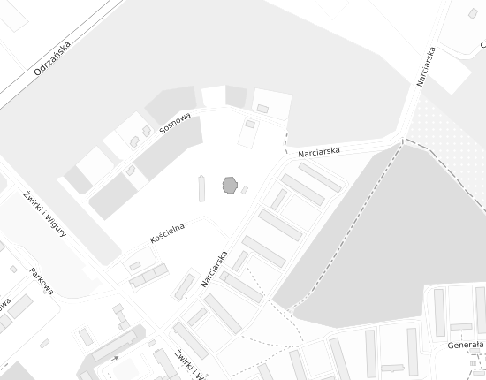 Mapa z adresem organizacji