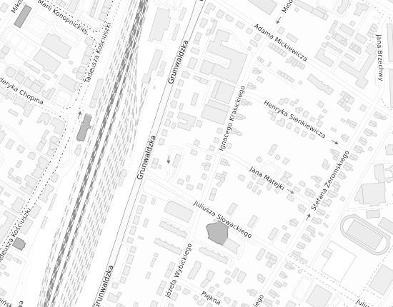 Mapa z adresem organizacji
