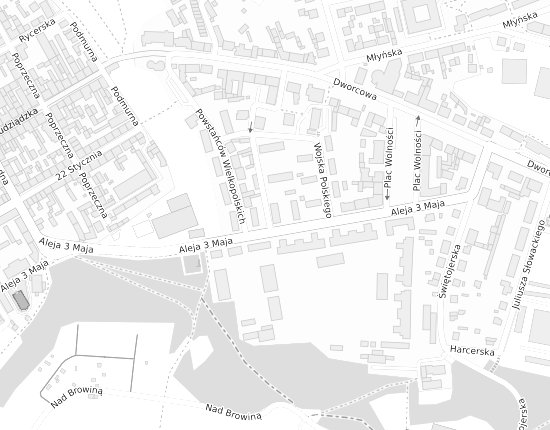 Mapa z adresem organizacji