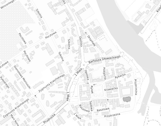 Mapa z adresem organizacji