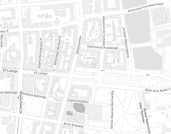 Mapa z adresem organizacji