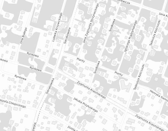 Mapa z adresem organizacji