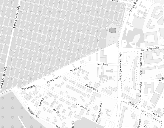 Mapa z adresem organizacji