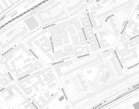 Mapa z adresem organizacji