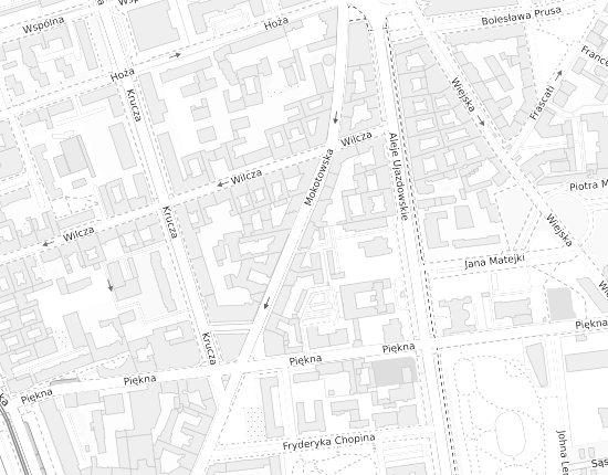 Mapa z adresem organizacji