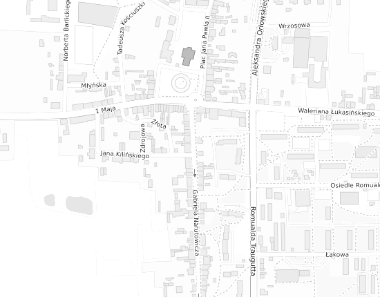 Mapa z adresem organizacji