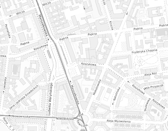Mapa z adresem organizacji