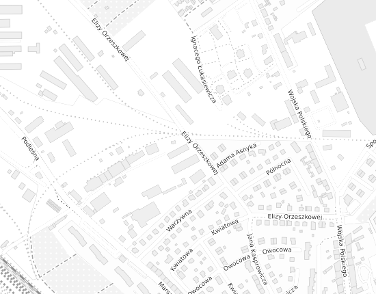Mapa z adresem organizacji