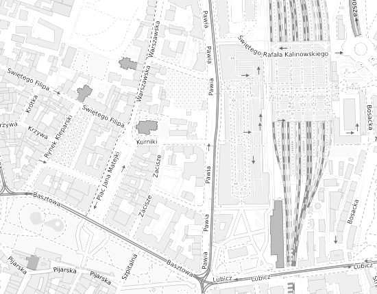 Mapa z adresem organizacji