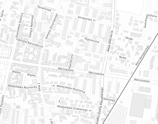 Mapa z adresem organizacji