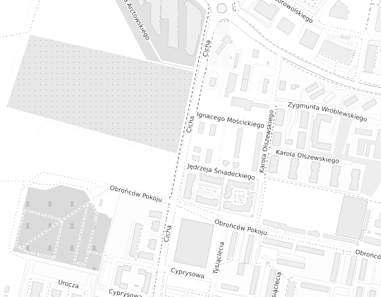Mapa z adresem organizacji