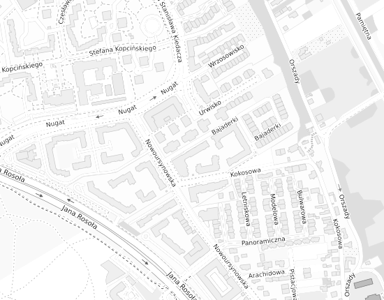 Mapa z adresem organizacji