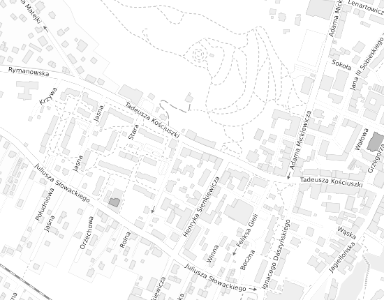 Mapa z adresem organizacji