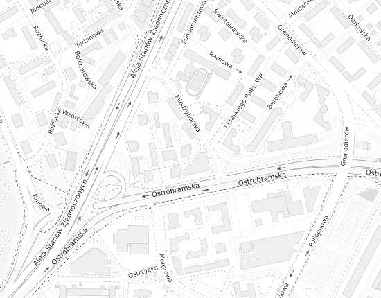 Mapa z adresem organizacji