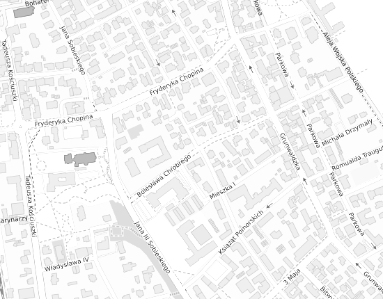 Mapa z adresem organizacji