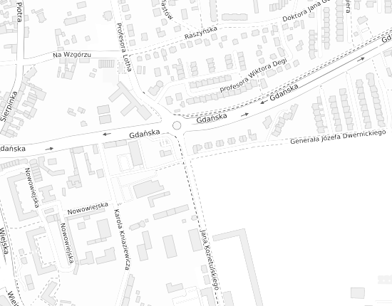 Mapa z adresem organizacji
