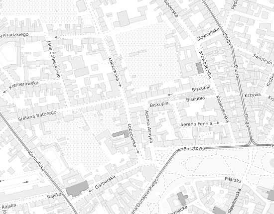 Mapa z adresem organizacji