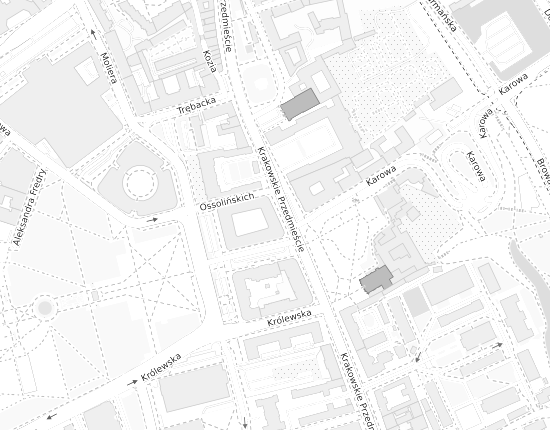 Mapa z adresem organizacji