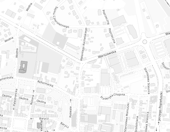 Mapa z adresem organizacji