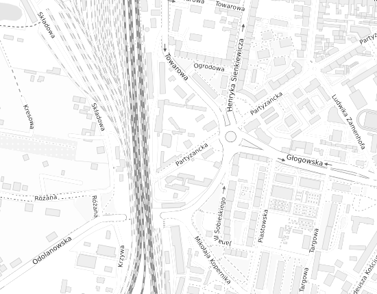 Mapa z adresem organizacji