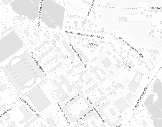 Mapa z adresem organizacji