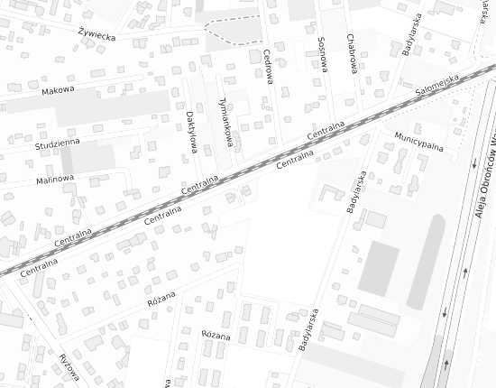 Mapa z adresem organizacji
