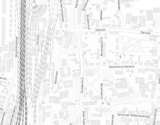 Mapa z adresem organizacji
