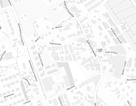 Mapa z adresem organizacji