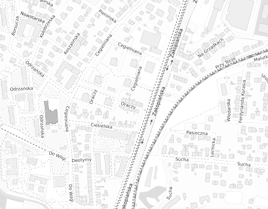 Mapa z adresem organizacji