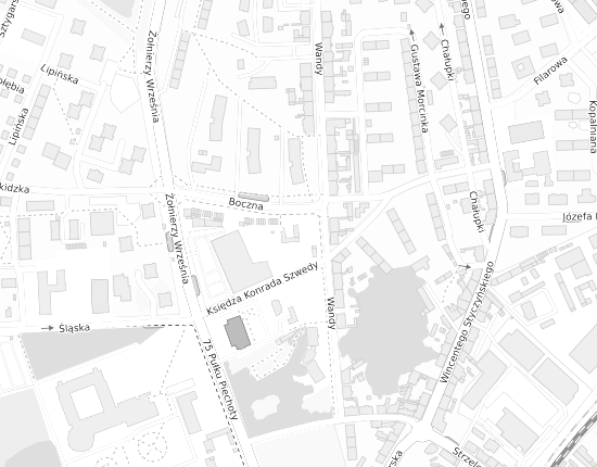 Mapa z adresem organizacji