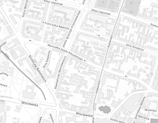 Mapa z adresem organizacji
