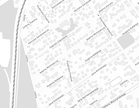 Mapa z adresem organizacji