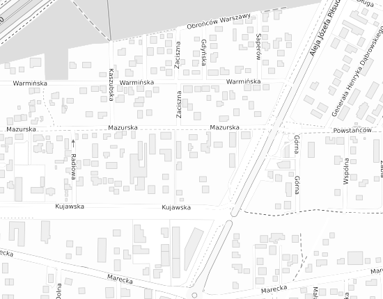 Mapa z adresem organizacji