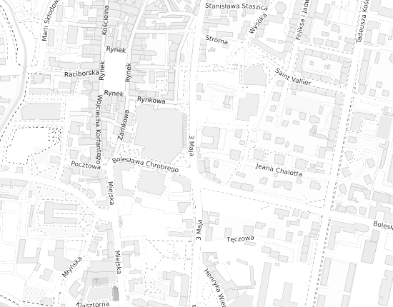 Mapa z adresem organizacji
