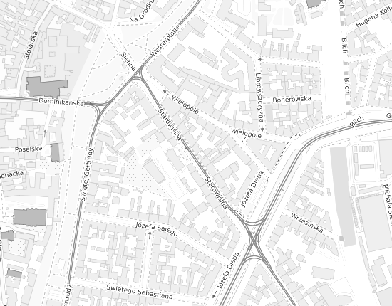 Mapa z adresem organizacji