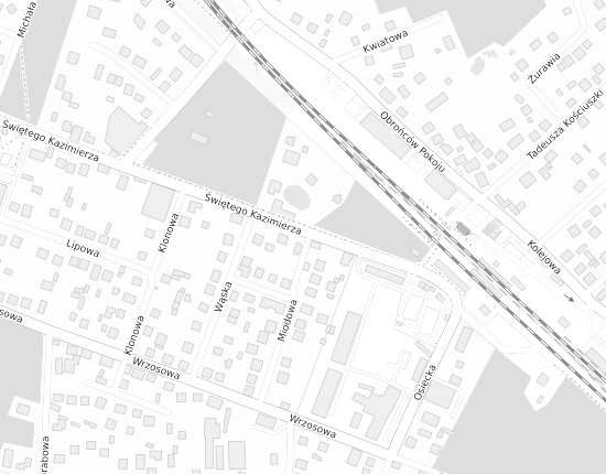 Mapa z adresem organizacji