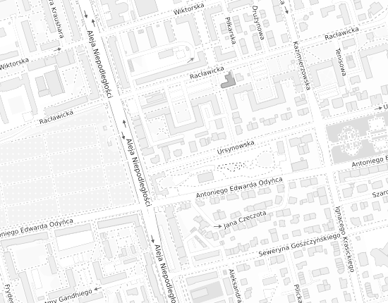 Mapa z adresem organizacji