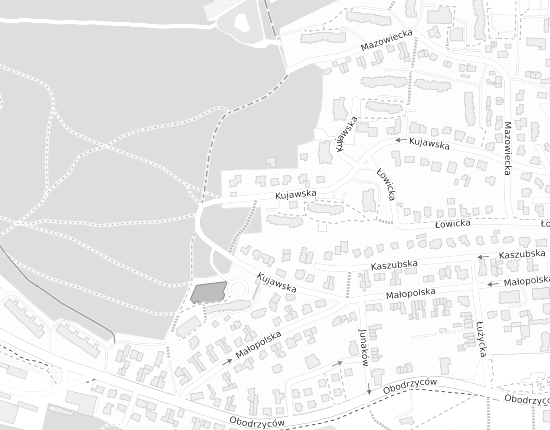 Mapa z adresem organizacji