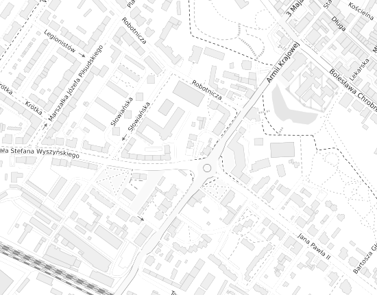 Mapa z adresem organizacji