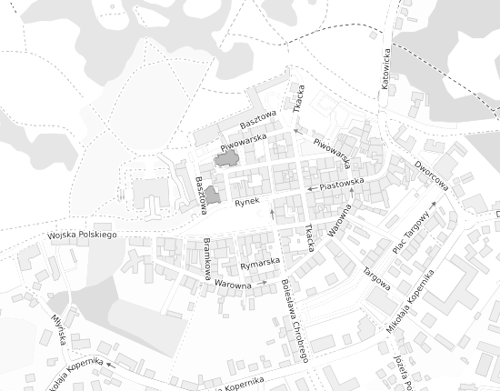 Mapa z adresem organizacji