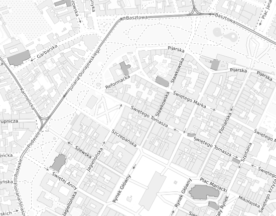 Mapa z adresem organizacji