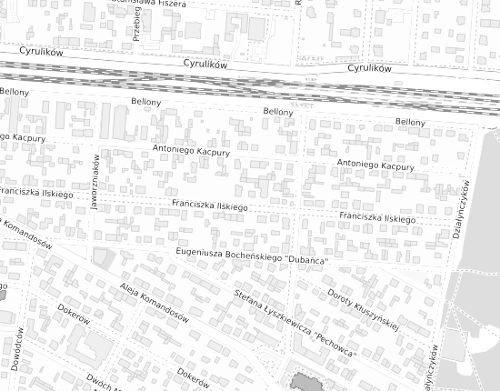 Mapa z adresem organizacji