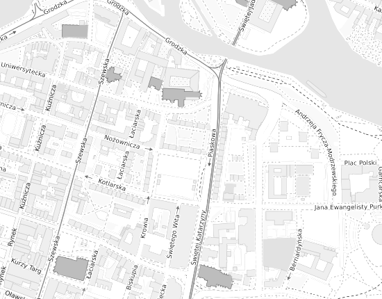 Mapa z adresem organizacji
