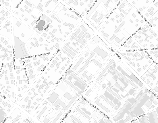 Mapa z adresem organizacji