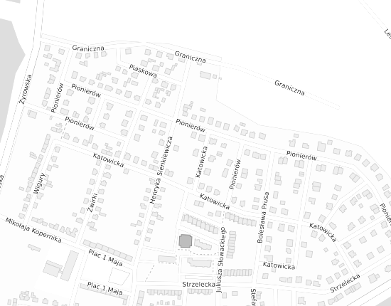 Mapa z adresem organizacji