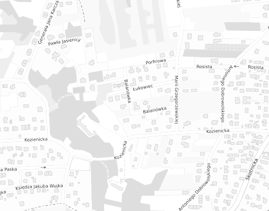 Mapa z adresem organizacji