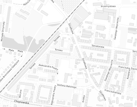 Mapa z adresem organizacji